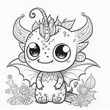 50 Adorable Creepy Monsters Coloring Book For Adults And  Etsy sketch template