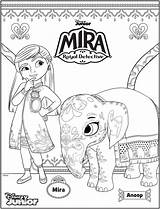 Enjoy These Three Mira Royal Detective Coloring Sheets  Disney News sketch template