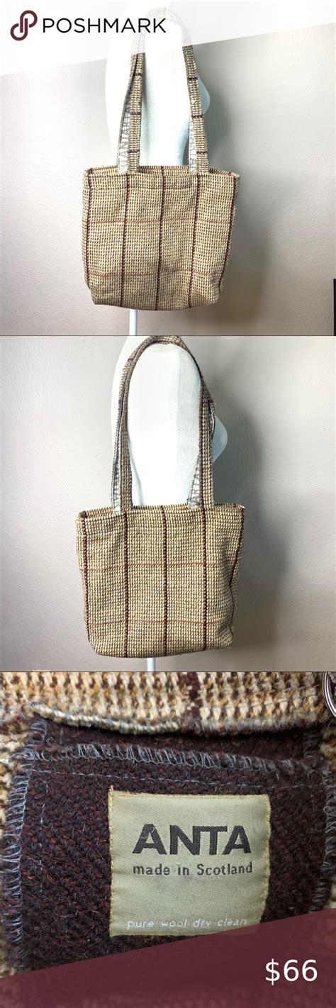 Anta wool made in Scotland tote bag | Bags, Tote bag, Tote