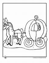 Cinderella Pumpkin Carriage Coloring Pages Coloring sketch template