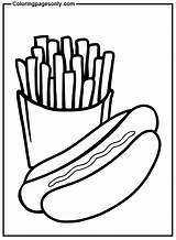 40  Hot Dog Coloring Pages Free Printable PDF JPG PNG & Online Coloring sketch template