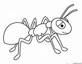 Ant Coloring Page » Turkau sketch template