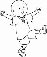Caillou coloring Pages  ColoringLib sketch template