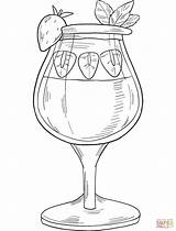 Cocktail coloring Page  Free Printable Coloring Pages sketch template
