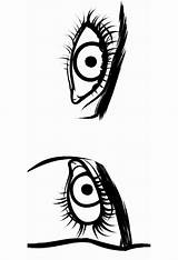 Eyes coloring Pages sketch template
