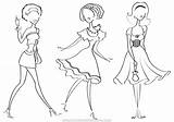 Dress Design Coloring Pages – Wikipooster sketch template