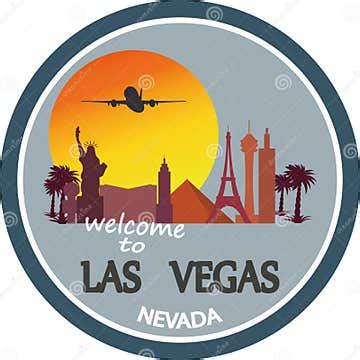 Designed Travel Label, Las Vegas Stock Vector - Illustration of letters, shop: 52591497