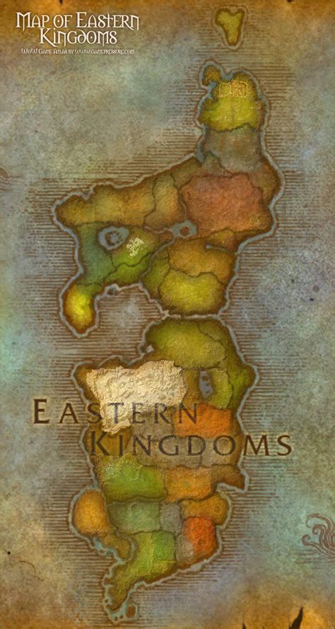 Bild - Map of eastern kingdoms.jpg | WoWWiki | FANDOM powered by Wikia