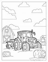 Printable Tractor Coloring Pages sketch template