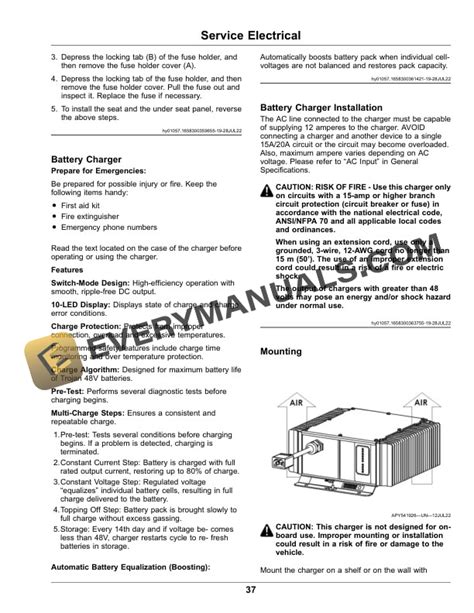 John Deere Gator GS Electric Utility Vehicles Operator Manual OMUC35491