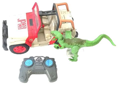 JURASSIC WORLD RAPTOR ATTACK WRANGLER JP28 JEEP Remote Control Jurassic Park £39.99 - PicClick UK