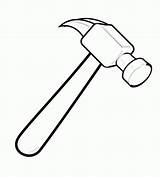 Printable Hammer Template sketch template