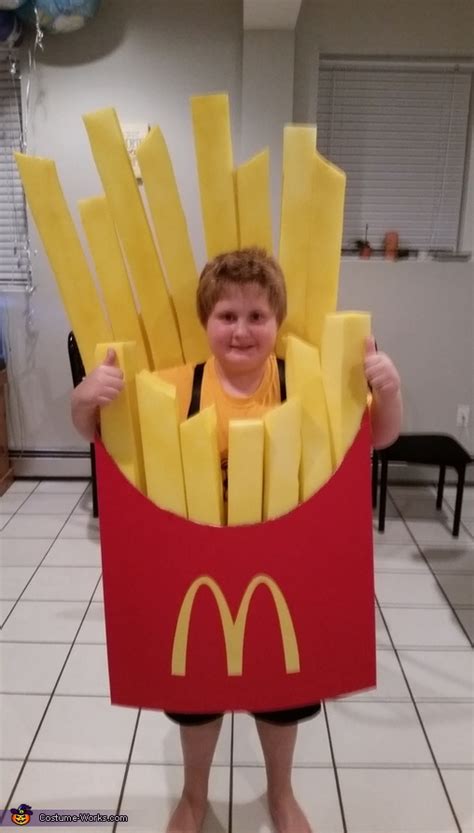 DIY McDonald's Fries Costume