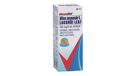 Herbal Medicine (Anticough/Anti-asthma) | RM LAGUNDI SYRUP 60ml | RiteMED