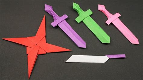 How To Make A Origami Sword - Origami