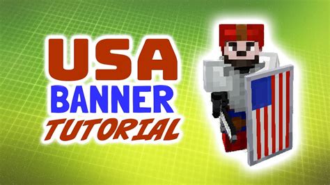 Minecraft: American banner tutorial | How to make the flag of USA as a ...