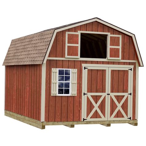 Best Barns Millcreek 12X16 Wood Shed | Free Shipping