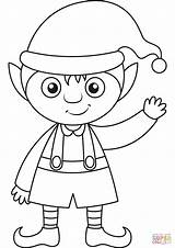 Cute Elf coloring page  Free Printable Coloring Pages sketch template