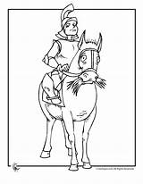 Knight Horse Coloring Pages Sketch Page sketch template