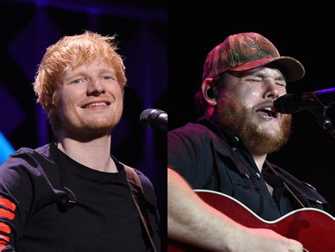 Ed Sheeran Joins Luke Combs On Stage In London