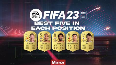 FIFA 23: The best five Premier League players in each position on ...