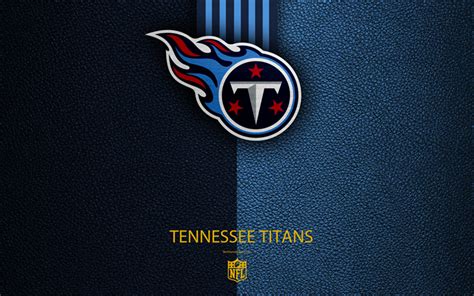 Download wallpapers Tennessee Titans, 4K, American football, logo ...