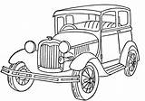 Vintage Ford Car coloring Page  Download Print Or Color Online For Free sketch template