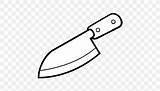 Knife Coloring Page Pages sketch template