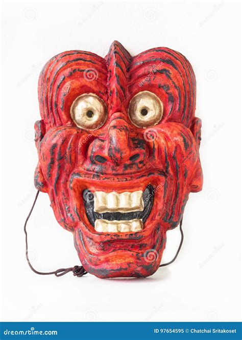 Traditional Vintage Japanese Theater Mask Stock Image - Image of drama, shop: 97654595