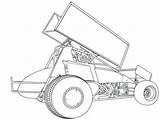 Sprint Car Coloring Pages At GetColoringscom  Free Printable sketch template