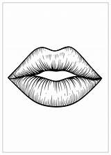 Lips Coloring Pages  Coloring Fun With Lips Shapes And Techniques sketch template