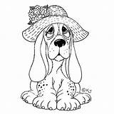Basset Hound Coloring Page At GetColoringscom  Free Printable sketch template