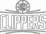 Los Angeles Clippers Coloring Page For Kids  Free NBA Printable sketch template