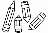 Coloring Pens And Pencils Pages sketch template