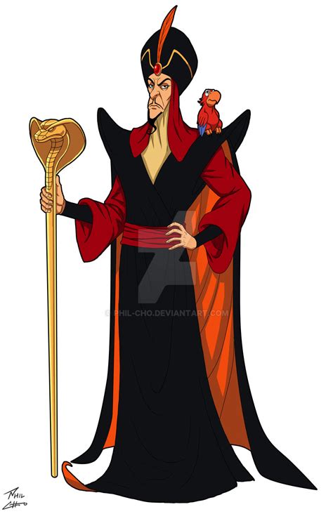 Jafar And Iago commission by phil-cho on DeviantArt