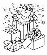 30 Free Christmas Gift Coloring Pages Printable sketch template