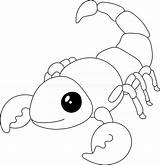 Scorpion Kids Coloring Page Great For Beginner Book 2718496  sketch template