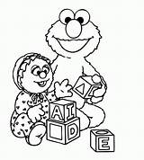 Sesame Street Elmo Coloring Pages  Home sketch template