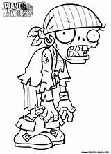 Zombi Plants Vs Zombies Coloring Pages Printable sketch template