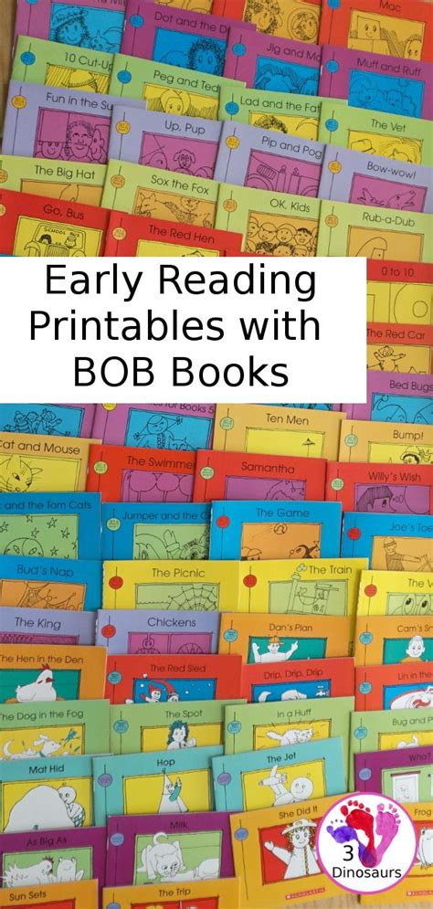 Bob Books Kindergarten Sight Words Printables - Nick Adams in America