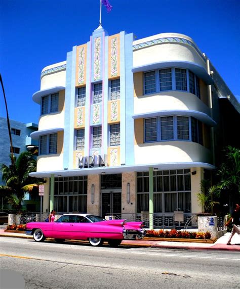 Art Deco Architecture — Marlin Hotel, Miami Beach, Florida via... | Miami art deco, Beach art ...