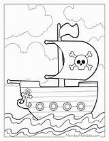 Printable Coloring Pages And Pirate Ships sketch template