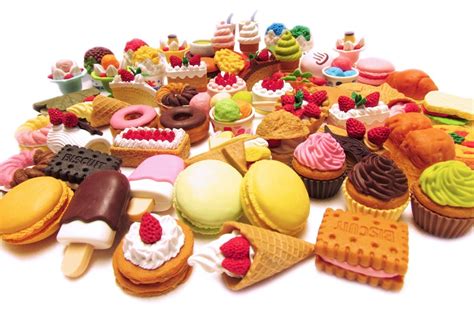 Iwako Assorted Food Cake Dessert Japanese Erasers, 10 Erasers | eBay