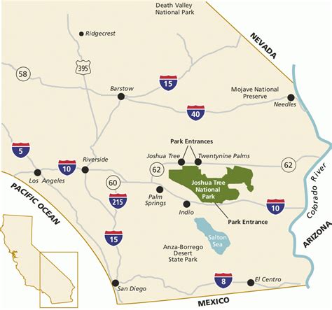 Printable Map Of Joshua Tree National Park – Printable Map of The United States