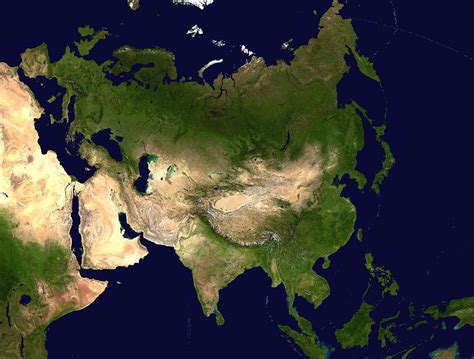 Blank Northern Eurasia Map
