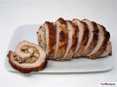 Apple Stuffed Pork Loin Roast Recipe | Deporecipe.co