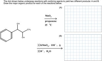 Solved The diol shown below undergoes reactions with | Chegg.com