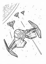 Tie Fighter  Star Wars Coloring Pages sketch template