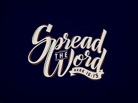 Spread The Word by Tuna Can Creative on Dribbble