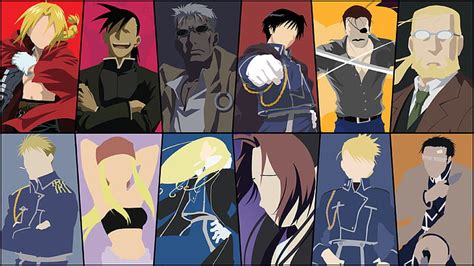 HD wallpaper: fullmetal alchemist, characters, roy mustang, edward elric | Wallpaper Flare